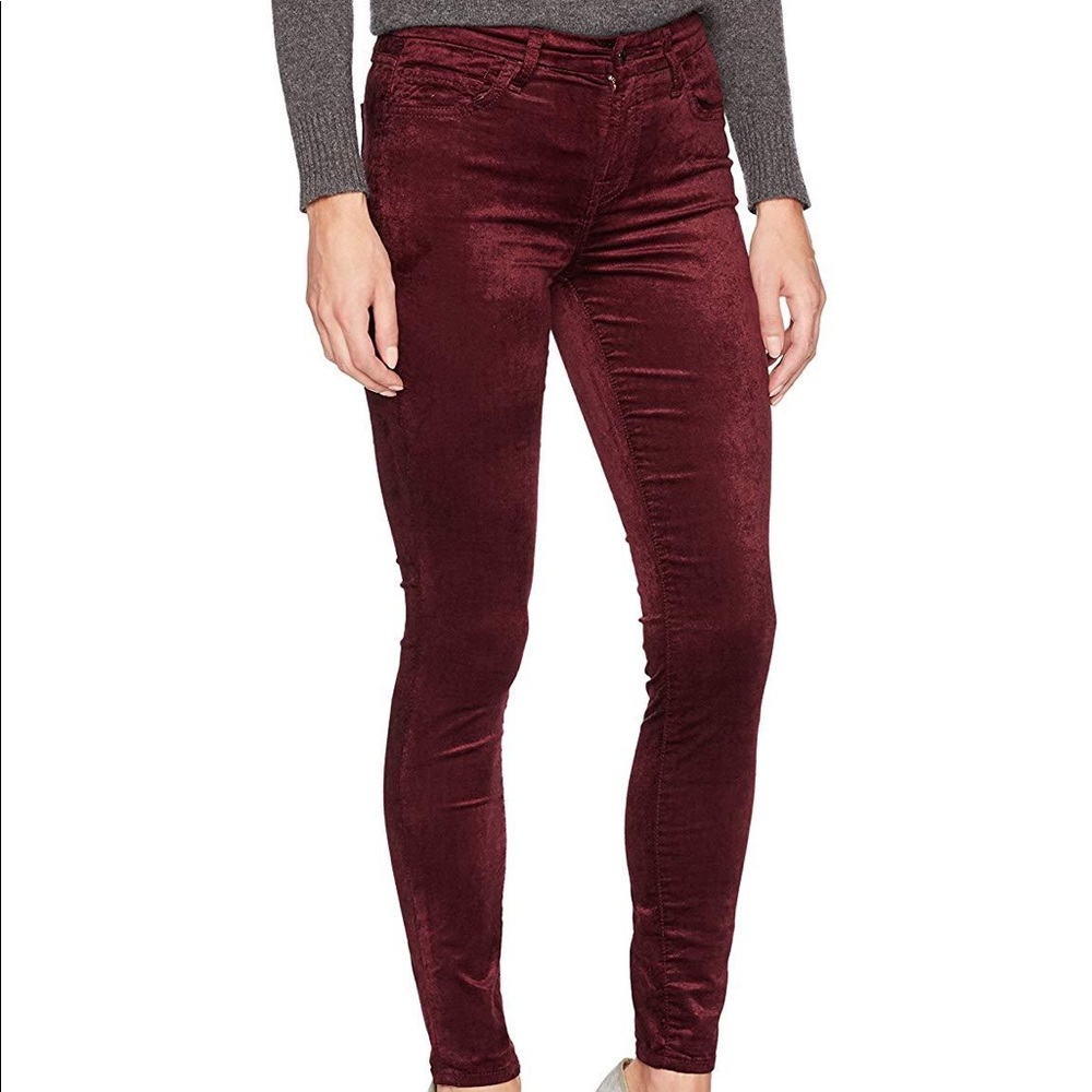 7 For All Mankind Skinny Velvet Pants